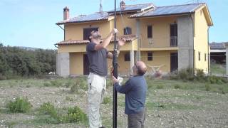 4 SQUARE VERTICAL PHASED ARRAY SET UP