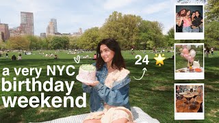 the most perfect 24th BIRTHDAY WEEKEND in NYC