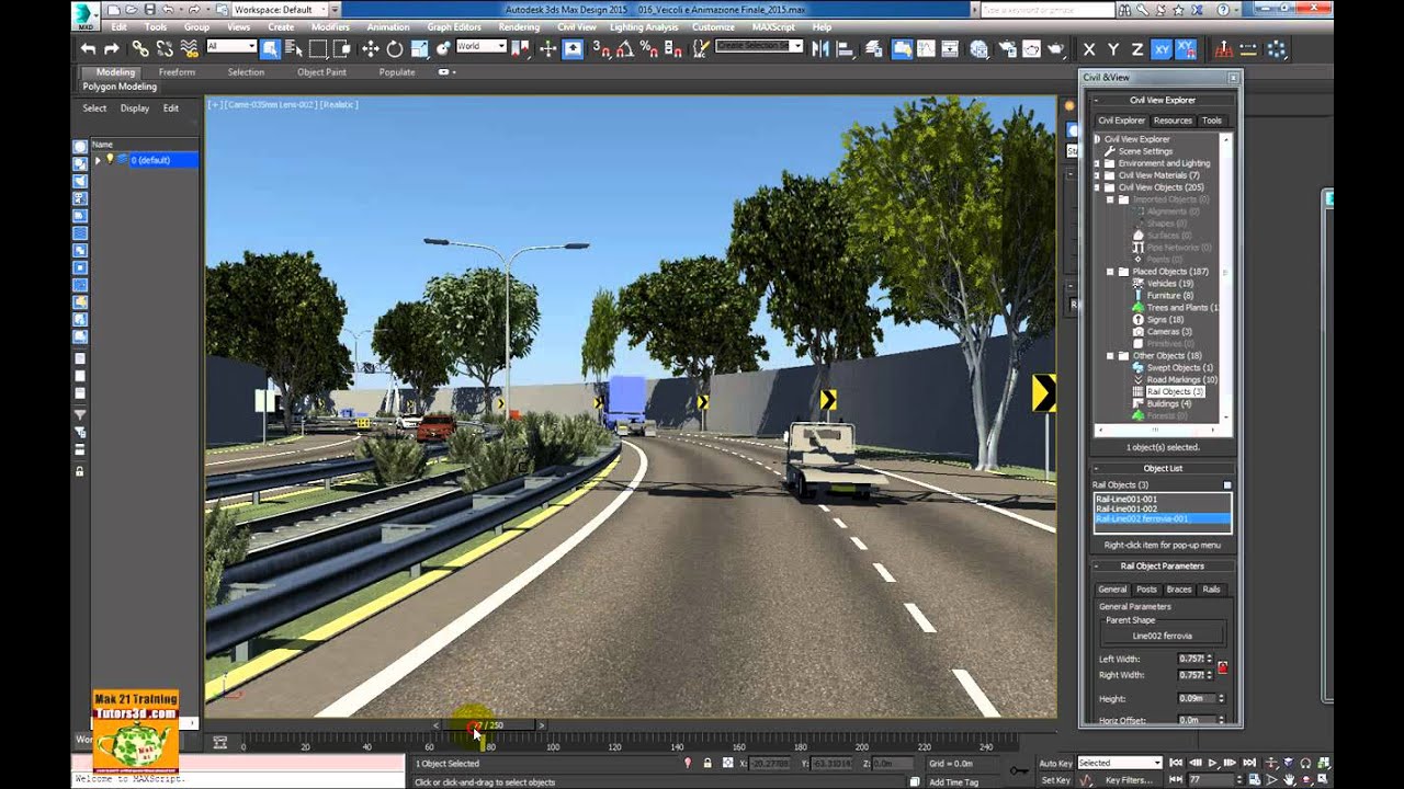 Video Corso Autodesk 3dsmax 2015 Civil View Presentazione - YouTube