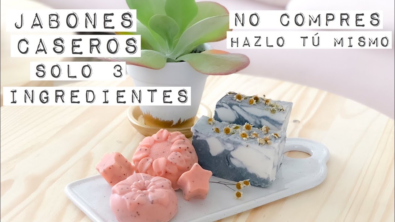 Impulso garra polvo Diy Como Hacer Jabones en casa 3 ingredientes - YouTube