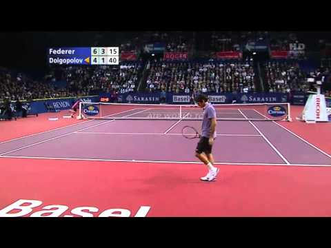 Roger Federer Stunning Forehand Basel 2010 HD 720p