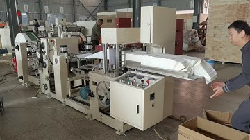 Automatic 330mm two colors printing napkin paper making machine