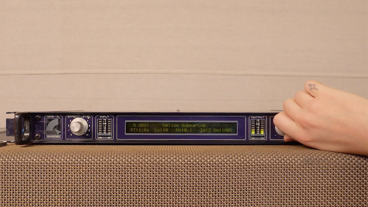 Drums Through Doug's Quantec QRS/XL - YouTube
