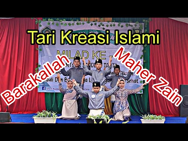 Tari Kreasi Islami SDN Tanta Hulu lagu Barakallah (Baraka Allahu Lakuma) - Maher Zain class=