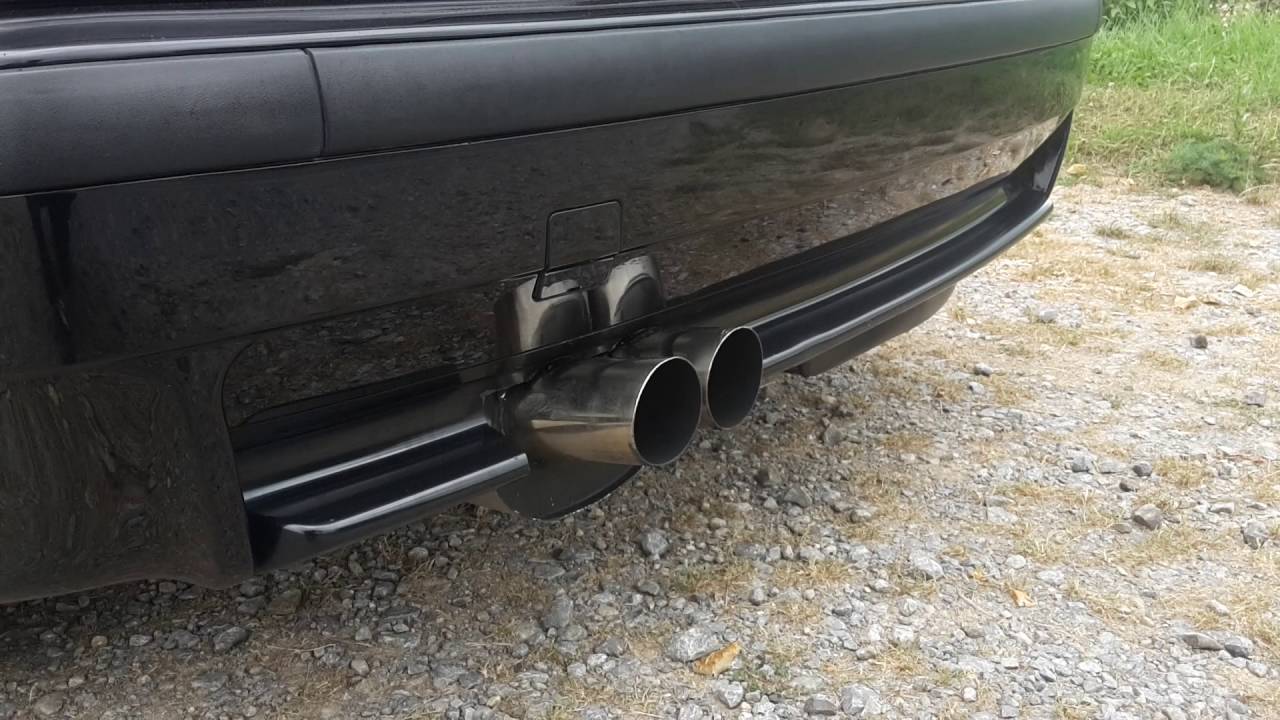 Bmw 6 323ti Mit 328i Katalysator Und Bastuck Esd Doppelflutig Youtube