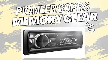 How to Clear Bluetooth Memory Pioneer DEH-80PRS | Device Erase | Memory Full | Bluetooth Pioneer