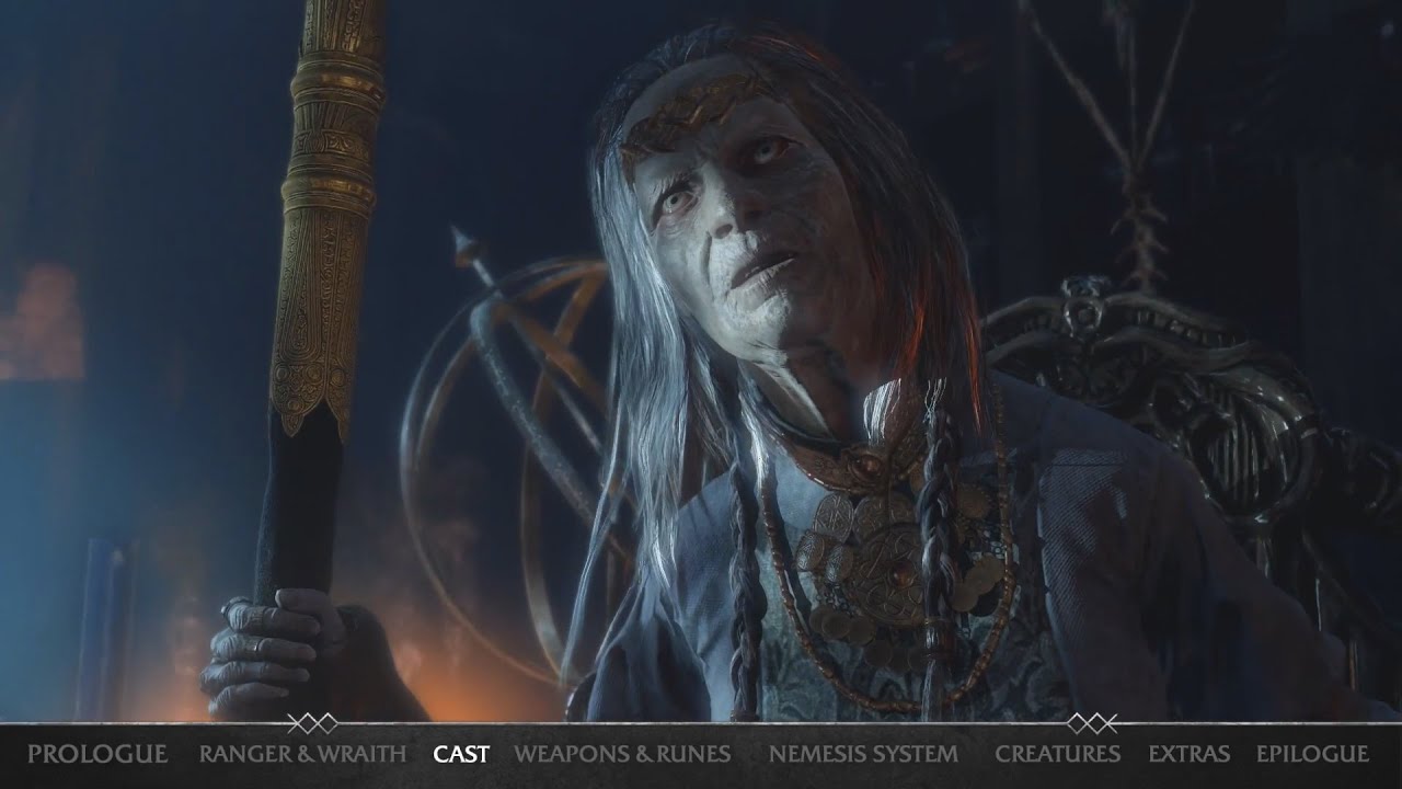 Claudia Black in Shadows of Mordor 2014 short chloe frazer voice actress