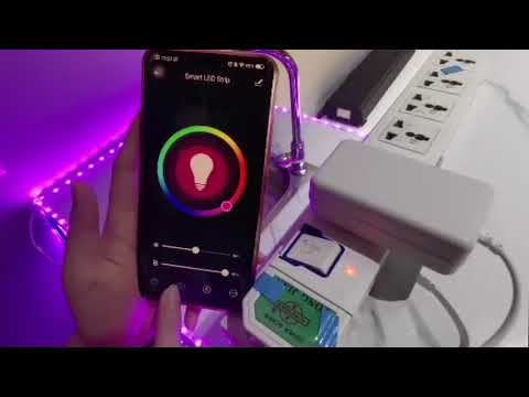 How to connect the app 'TuyaSmart' and the led strip lgiht