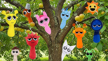 Catch All SPRUNKI Challenge: Can you find all the Sprunki hidden in the fruit trees? 😱✨
