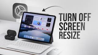 How to Turn Off Screen Resize on iPad (tutorial)