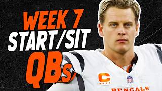 Quarterbacks You MUST START and SIT in Week 7 (Every Matchup) | 2026 Fantasy Football