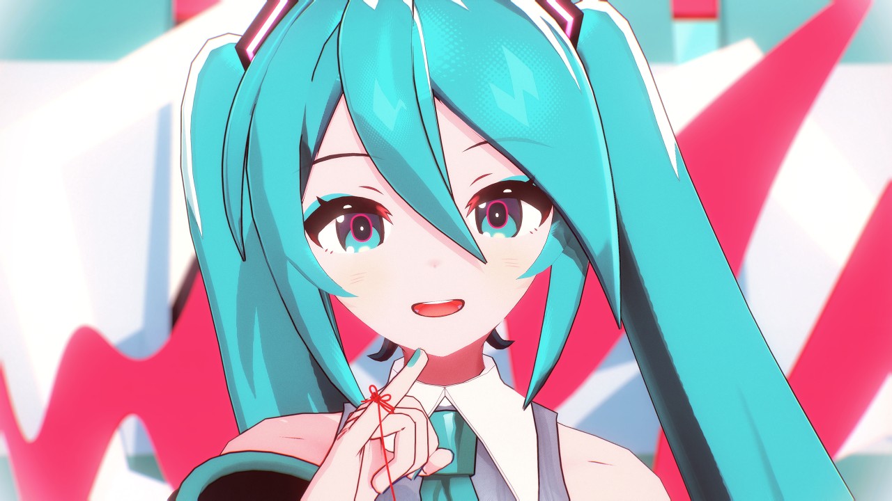 MMD】愛言葉Ⅴ/Love Words V【もにた式初音ミクV6】 - YouTube