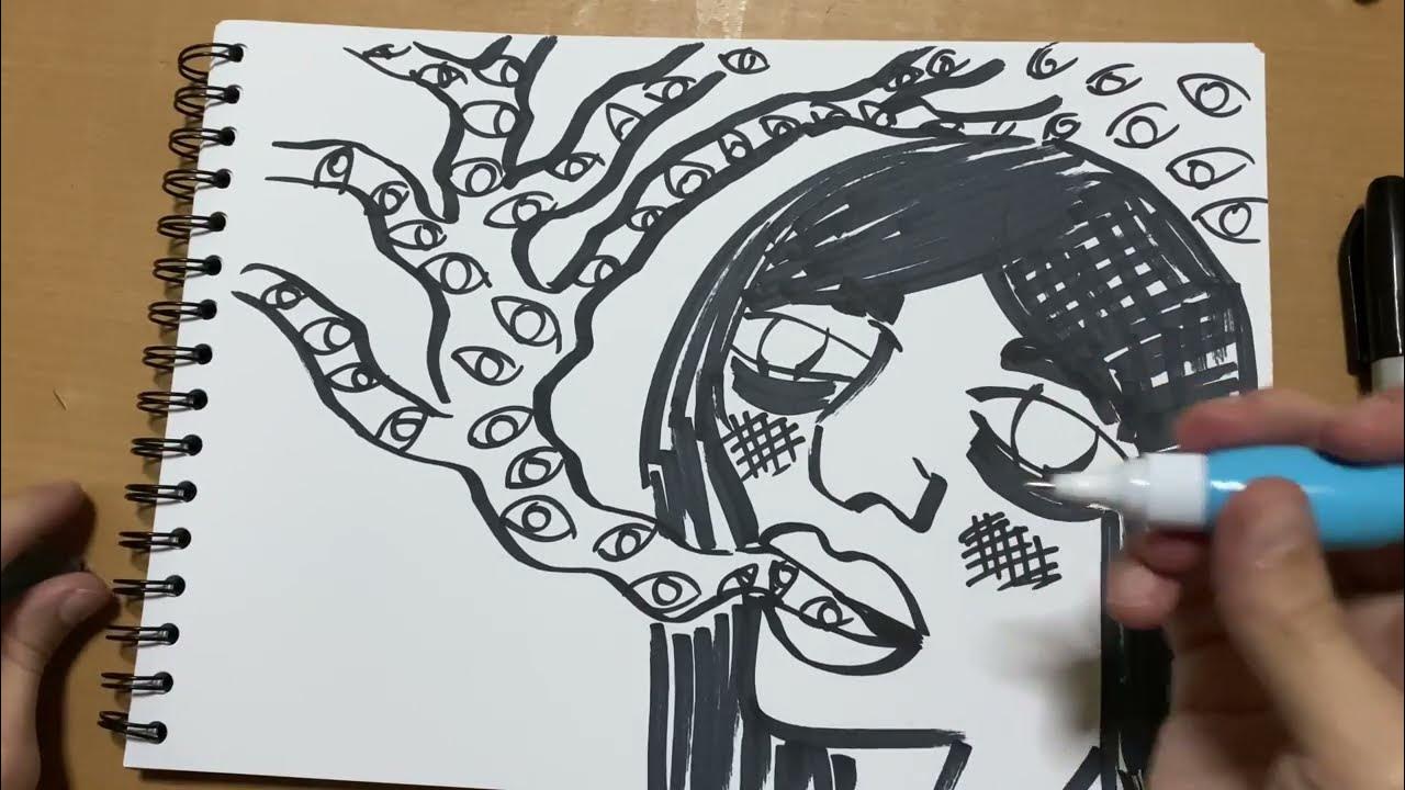 ASMR Drawing In My Sketchbook And Soft Talking, Male Voice YouTube