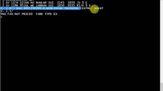 Basic PNR Creation
