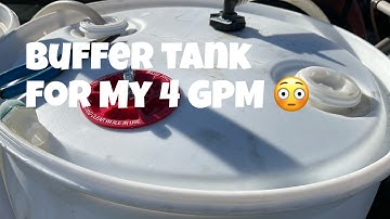 How is the buffer tank working with my 4gpm pressure washer.