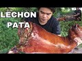 OUTDOOR COOKING | LECHON PATA NG BABOY