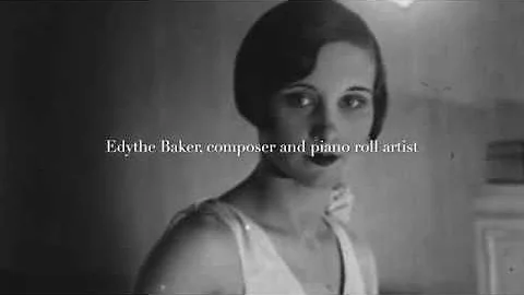 Edythe Baker 1919 original song manuscript & piano...
