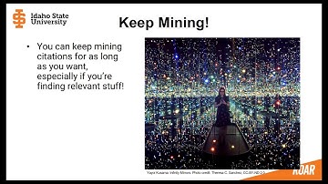 Citation Mining - Getting Unstuck in Your Search! Updated January 2020.