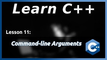 Command-line Arguments - C++ Tutorial (Part 11)