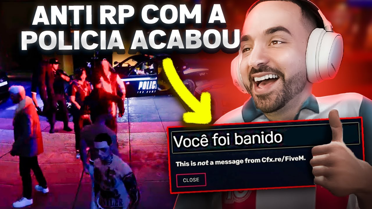 Fiz ANTI RP com a POLICIA e fui BANIDO do MEU SERVIDOR ! - YouTube
