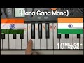 Jana gana mana easy piano tutorial.