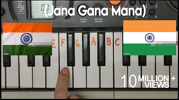 Jana gana mana easy piano tutorial.