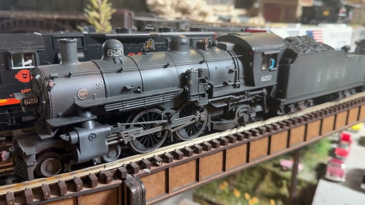Lionel Legacy A6 4-4-2 Steamers custom lettered and weathered by