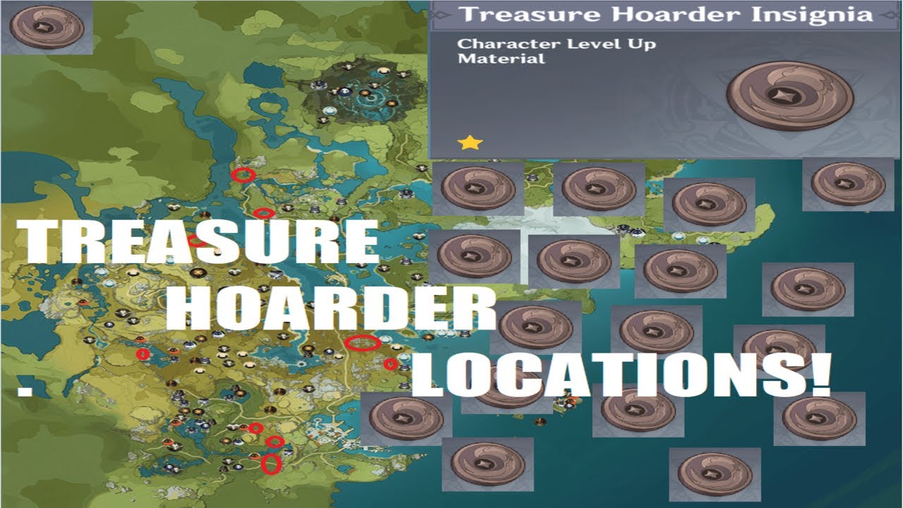 All treasure hoarder locations