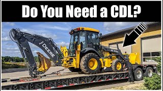 When Do You Need a CDL to Haul Equipment | Commercial Drivers License Profile