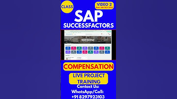 SAP SuccessFactors Compensation Training Online Class 2 8th OCT 2025 #sapsuccessfactorstraining