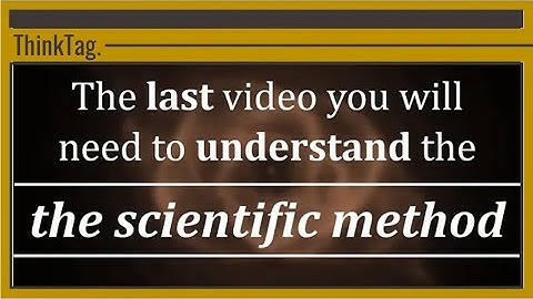 Learn EVERYTHING about the SCIENTIFIC METHOD with this VIDEO