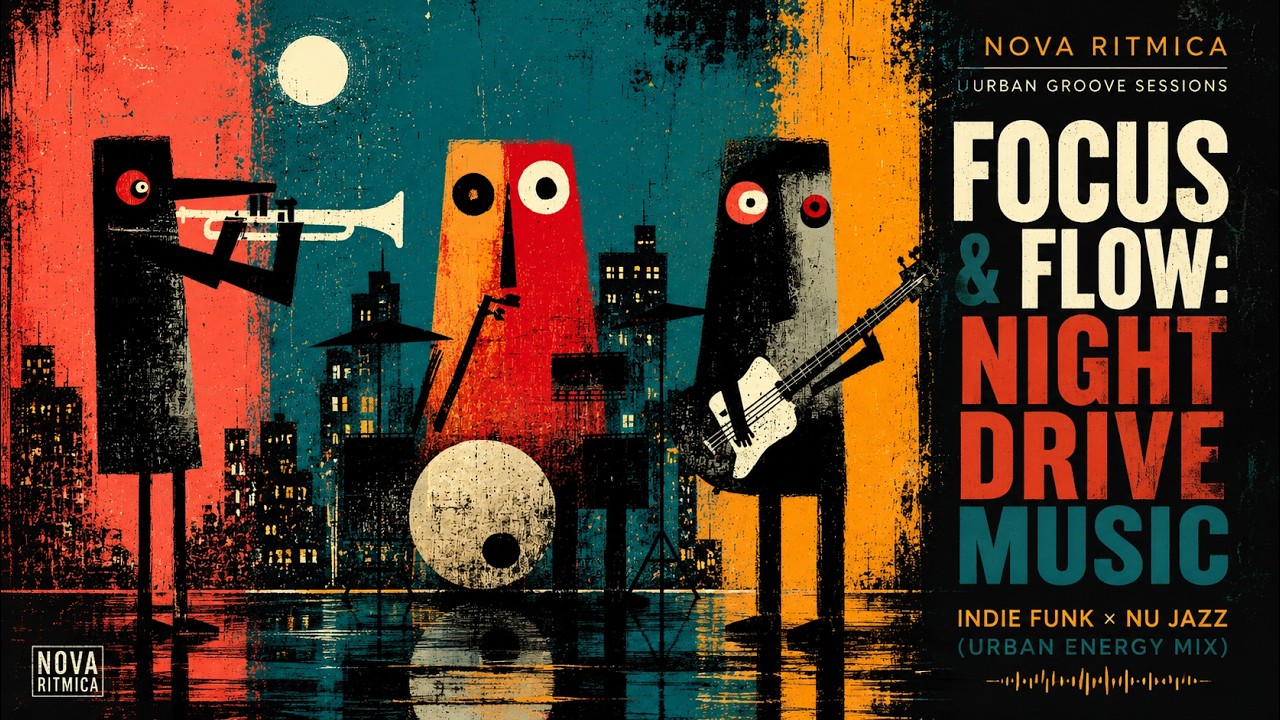 Focus & Flow: Night Drive Music 🌃 | Indie Funk x Nu Jazz (Urban
