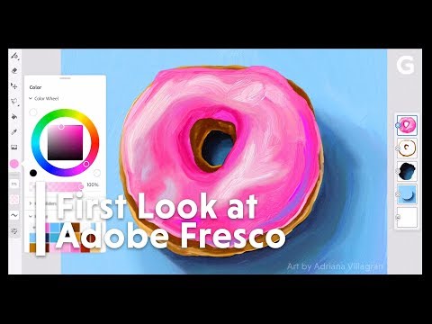 First Look At Adobe Fresco: A New Drawing And Painting App For iPad