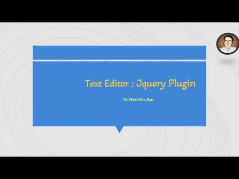 Lecture 5 − Rich Text Editor Using JQuery Plugin