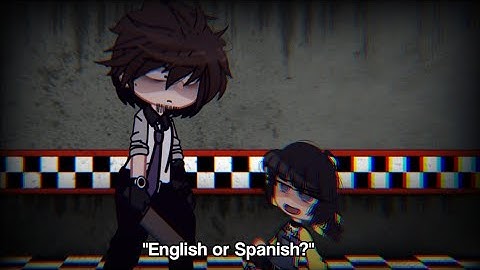 "English or Spanish?" || ft: William Afton & Cassidy || Gacha club