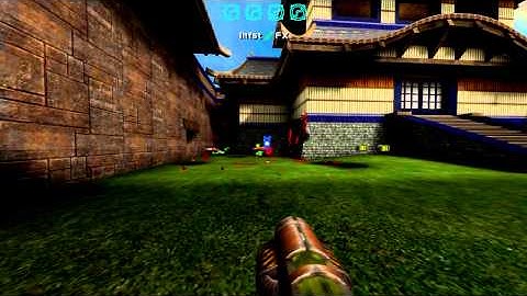 Quakelive highlights #6 - Cover in CTF Japanese castle