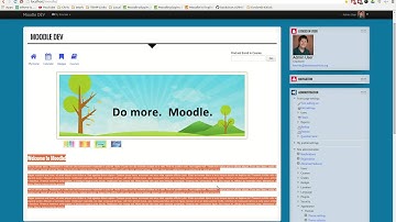 Moodle evolve-D Theme Overview