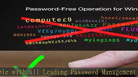 Verifi P2000 Commercial-Grade Fingerprint Reader for Windows Password Free Operation