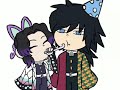 ぎゆしのでイタズラなキス😙【鬼滅の刃.きめつのやいば】tomiokagiyu×kochoshinobu(kimestu no yaiba)#shorts
