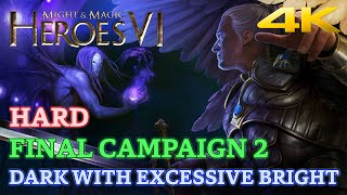 Might & Magic Heroes VI - Hard - Final Campaign 2 - Dark With Excessive Bright [4K 60 FPS] @MasterKD