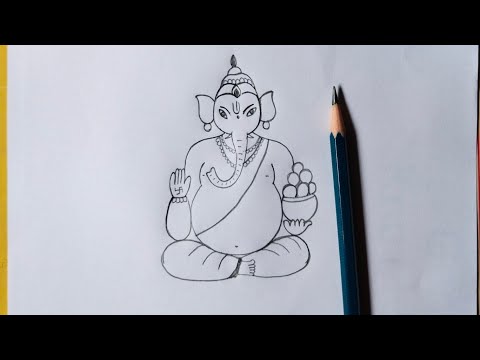 Lord Ganesh Drawing / Ganapati Bappa Drawing / @drawingbook3988