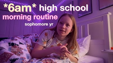 6am high school morning routine *chill + productive* 😇💗 || vlogmas day 3