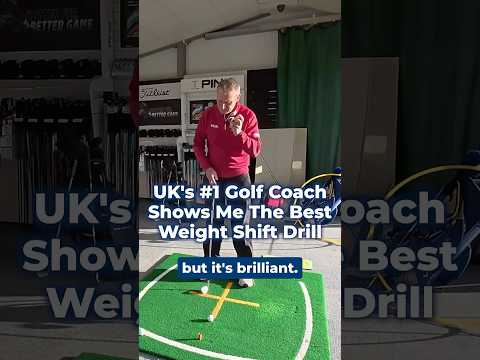 The Best Weight Shift Drill  #golflesson #golfswing #golftips