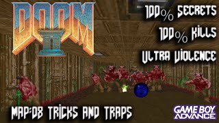 DOOM II: Hell on Earth - GBA - Map08: Tricks and Traps  - 100% Secrets