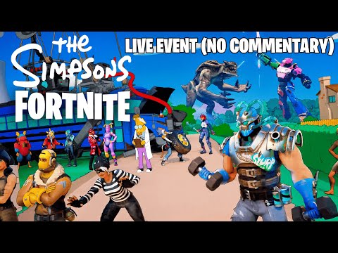 The Simpsons Fortnite FULL Live Event (4K 60FPS No Commentary)