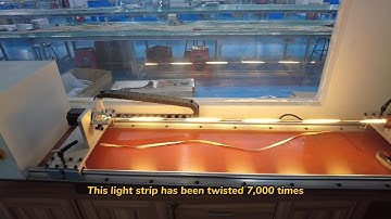 LED Strip Quality Inspection - COB Linear Light Factory Lab
