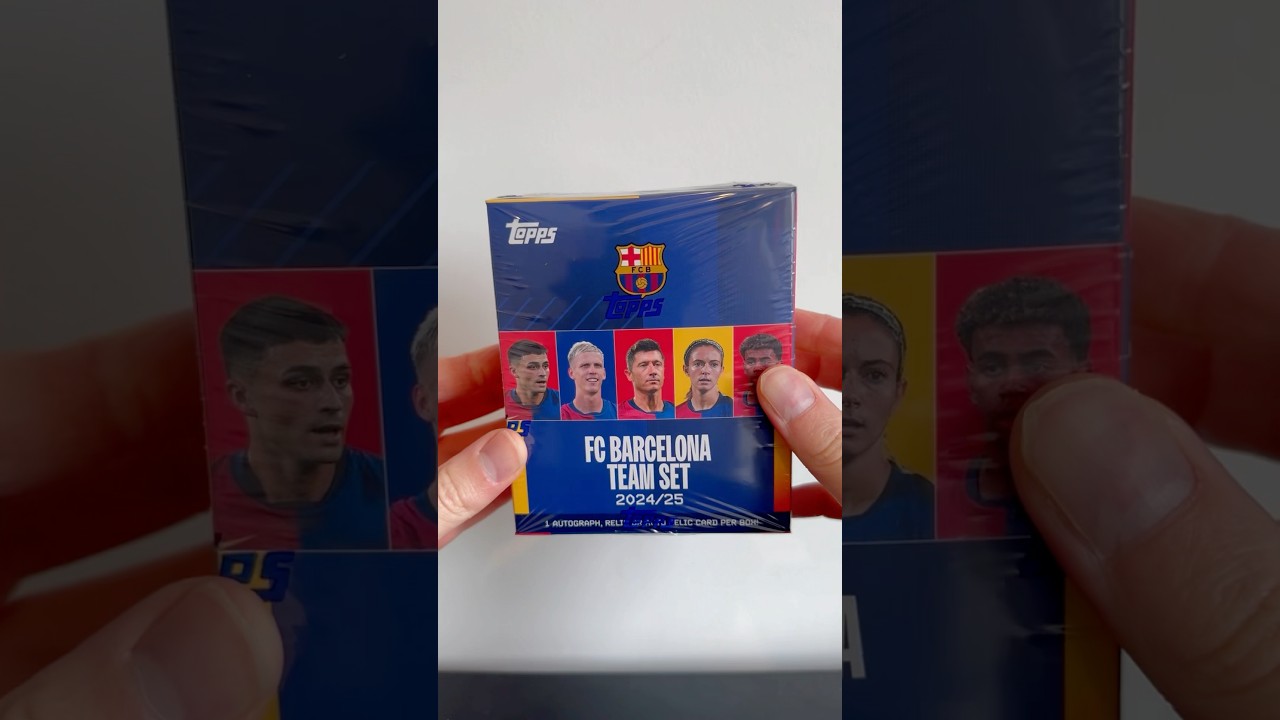 Opening a £70 Topps Barcelona Team Set box! 🔵🔴