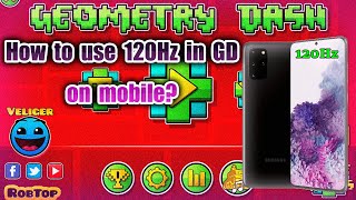 HOW TO USE 120Hz IN GEOMETRY DASH ON MOBILE? (TUTORIAL) screenshot 5