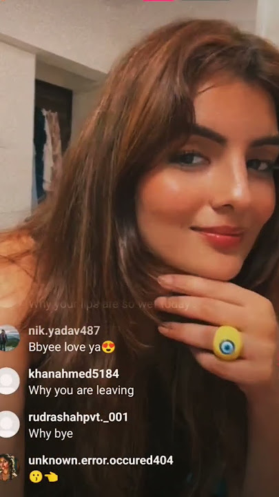 Anveshi Jain latest Instagram live