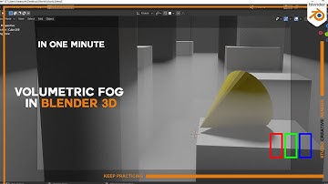 Add volumetric shading fog in Blender 3.0 X   #shorts
